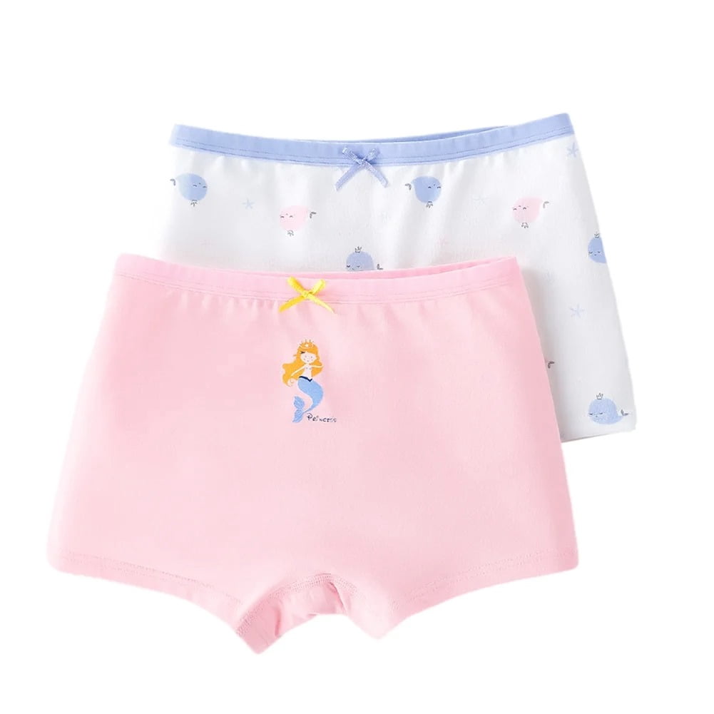 Ougyinr Kids Girls Boxer Briefs Shorts Toddler Cotton Underwear Soft