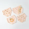 thumbnail image 1 of Ougyinr  Little Girls' Soft Cotton Underwear Kids Cool Breathable Comfort Panty Briefs Toddler Undies(Pack of 4), 1 of 8