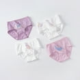 thumbnail image 1 of Ougyinr  Little Girls' Soft Cotton Underwear Kids Cool Breathable Comfort Panty Briefs Toddler Undies(Pack of 4), 1 of 8