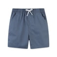 thumbnail image 1 of Ougyinr Littler Boys Shorts Kids Toddler Boys Summer Cotton Shorts with Drawstring Casual Elastic Waist Shorts with Pocket, 1 of 8