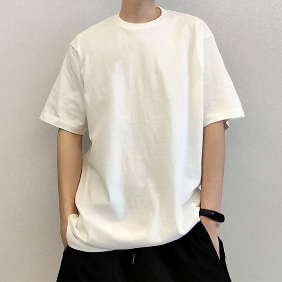 Ougyinr Men's T-Shirts  Women's T-Shirts Autumn Long Sleeve Reflective T-Shirt Loose Top Lovers Autumn Bottoms S-3XL