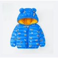 thumbnail image 1 of Ougyinr Toddler Baby Boys Girls Winter Coats Kids Warm Hoods Light Puffer Down Jacket Outwear Newborn Cute Outfits for 1-5 Years, 1 of 9