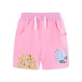 thumbnail image 1 of Ougyinr Toddler Baby Girls Shorts Toddler Boys Cotton Shorts with Drawstring Casual Elastic Waist Clothes for Summer 2-7T, 1 of 9