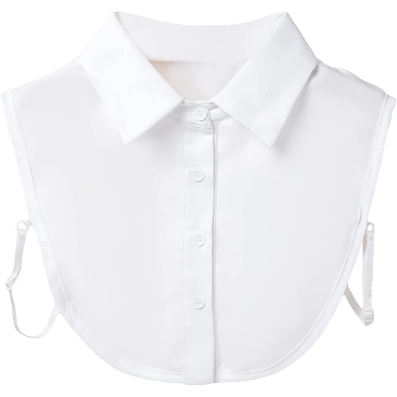 Ougyinr Verdusa Women's Fake Collar Detachable Dickey Collar Half Shirts Blouse