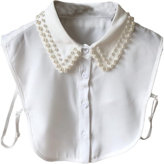 Ougyinr Verdusa Women's Fake Collar Detachable Dickey Collar Half Shirts Blouse
