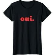 "Oui" French T-Shirt Cute Chic Graphic Tee
