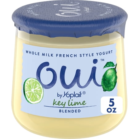 Oui by Yoplait French Style Key Lime Whole Milk Yogurt, 5 OZ Jar