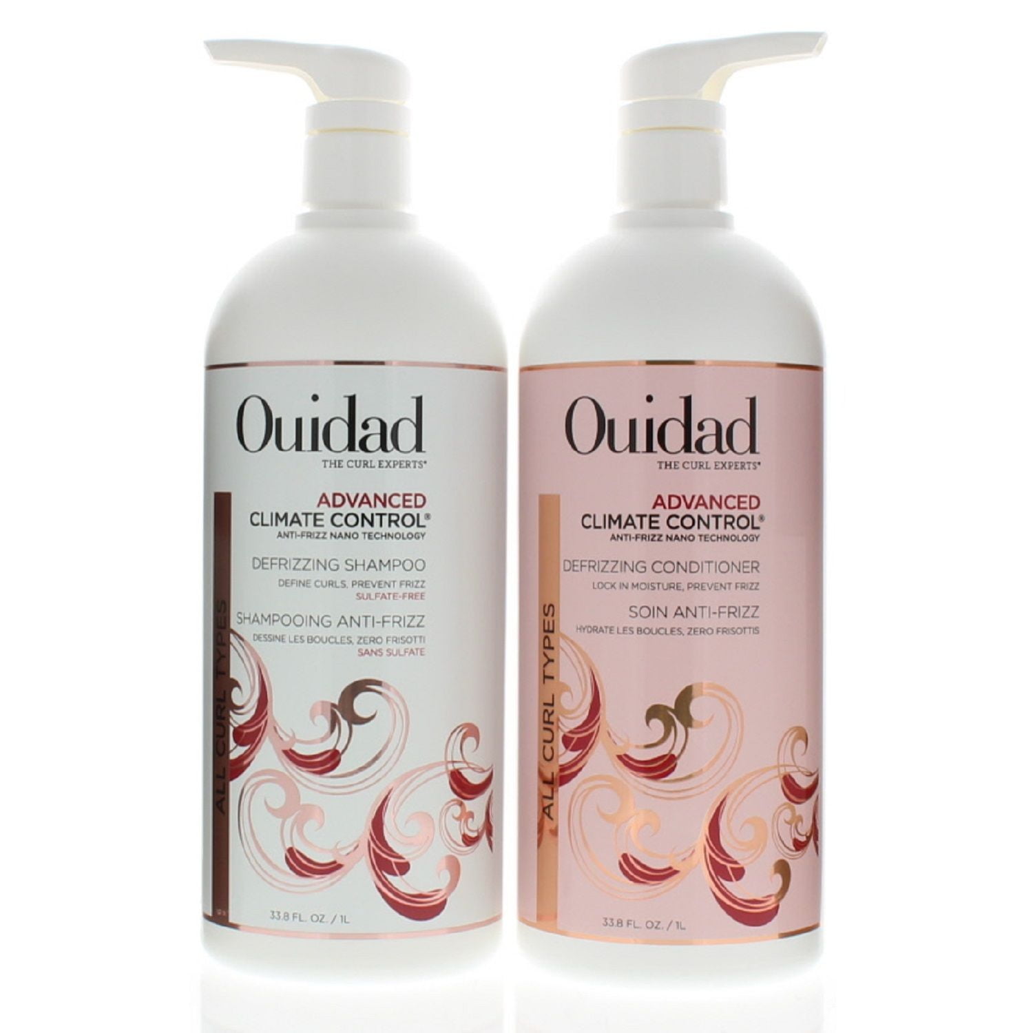 Ouidad Advanced Climate Control Defrizzing Shampoo and Conditioner 33