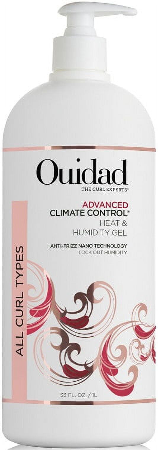 Ouidad Advanced Climate Control Heat & Humidity Gel Travel Size - 33.8 fl oz, Curly Hair Gel,