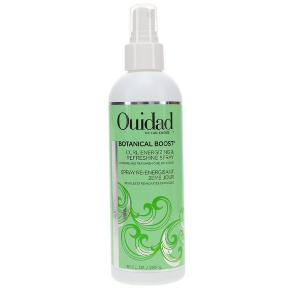 Ouidad Botanical Boost Curl Refresher Spray, Hydrates Dry Curls, Lightweight, No-Residue, 8.5 fl oz