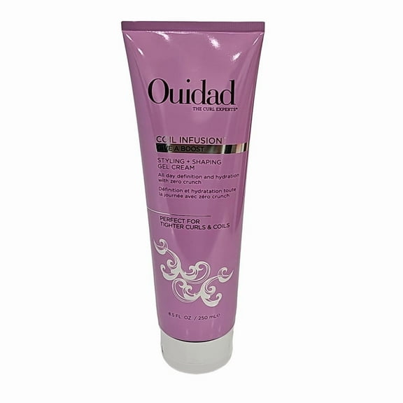 Ouidad Coil Infusion Give A Boost Styling + Shaping Gel Cream, 8.5 fl oz, Hydrating Hair Styling Gel