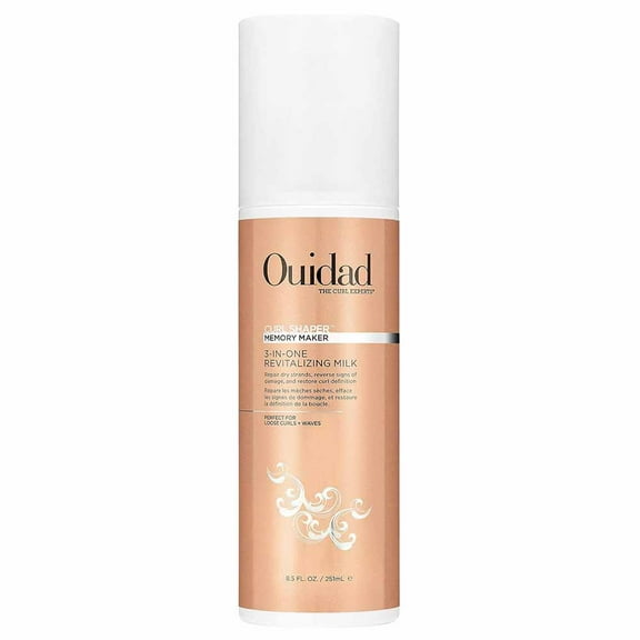 Ouidad Curl Shaper Memory-Maker Hair Milk, 3-in-1 Primer, Leave In Conditioner & Treatment, 8.5 oz