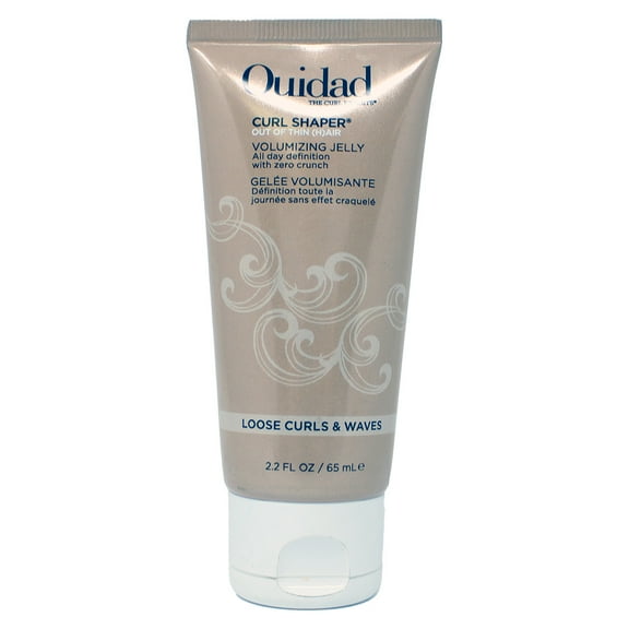 Ouidad Curl Shaper Out Of Thin Hair Curl Jelly, Crunch-Free Formula Hair Volumizer, 2.2 oz