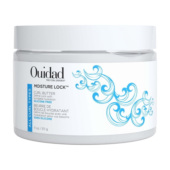 Ouidad Moisture Lock Hair Butter, Soft Hold, Buildable Hydration, Boosts Shine & Elasticity, 11 oz