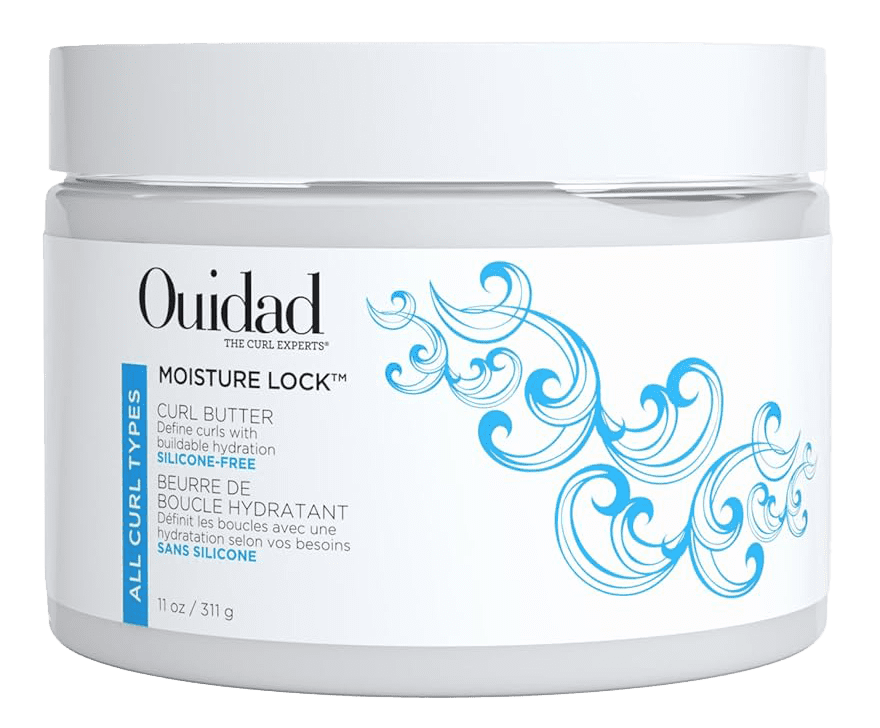 Ouidad Moisture Lock Hair Butter, Soft Hold, Buildable Hydration, Boosts Shine & Elasticity, 11 oz