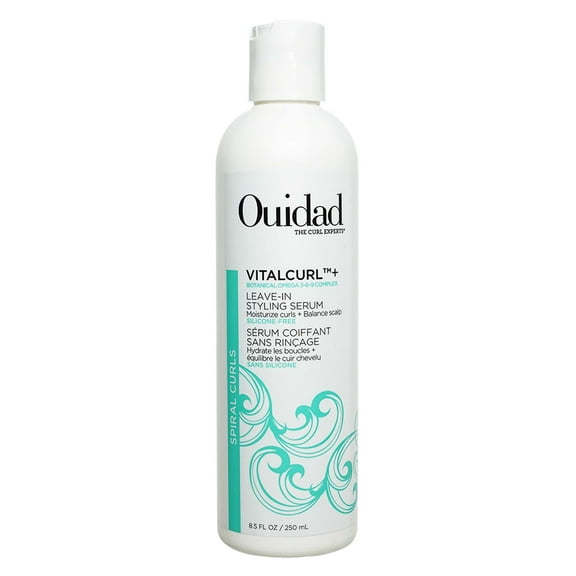 Ouidad VitalCurl+ Leave In Styling Hair Serum, Lightweight Hydrating Serum for Curly Hair, 8.5 oz