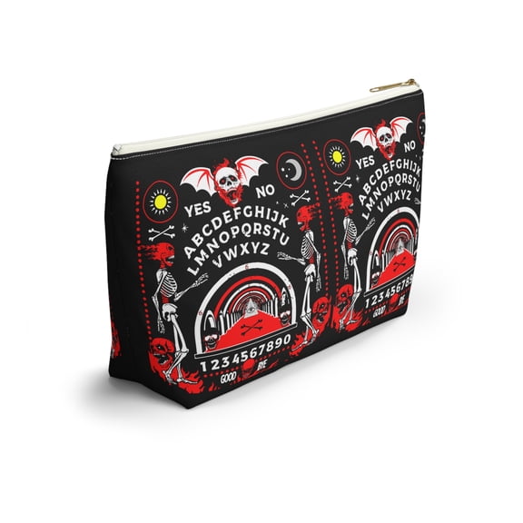 Ouija Board Makeup Bag Goth Cosmetic Bag Accessory Pouch Women's Bag