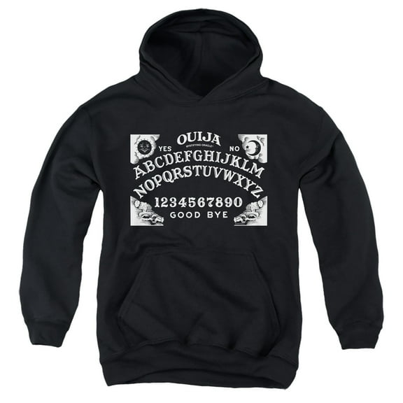 Ouija Board On Black Youth Pullover Hoodie Sweatshirt Black