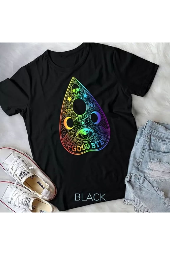 Ouija Board Planchette Gothic Paranormal Unisex T-Shirt