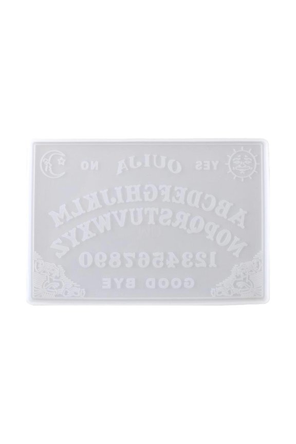 Ouija Board Resin Pendant Casting Jewelry Hole Rectangle