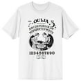 thumbnail image 1 of Ouija Game Black And White Game Art Crew Neck Short Sleeve Women's White T-shirt-Medium, 1 of 3