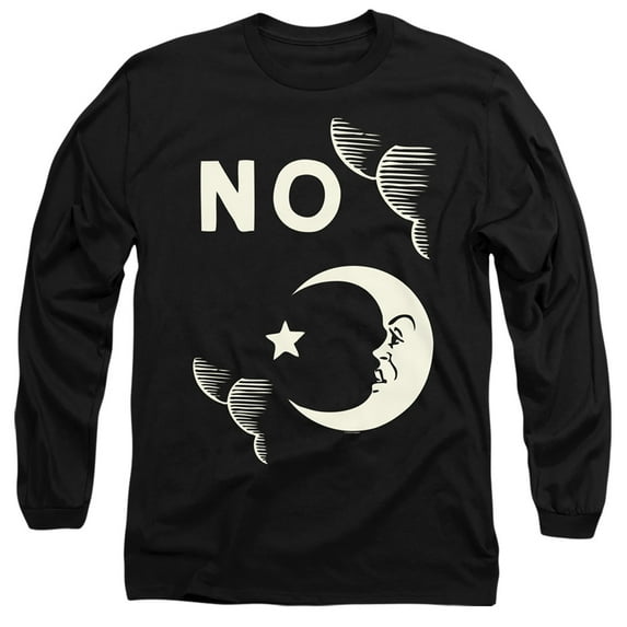 Ouija No Long Sleeve Adult 18/1 T-Shirt Black