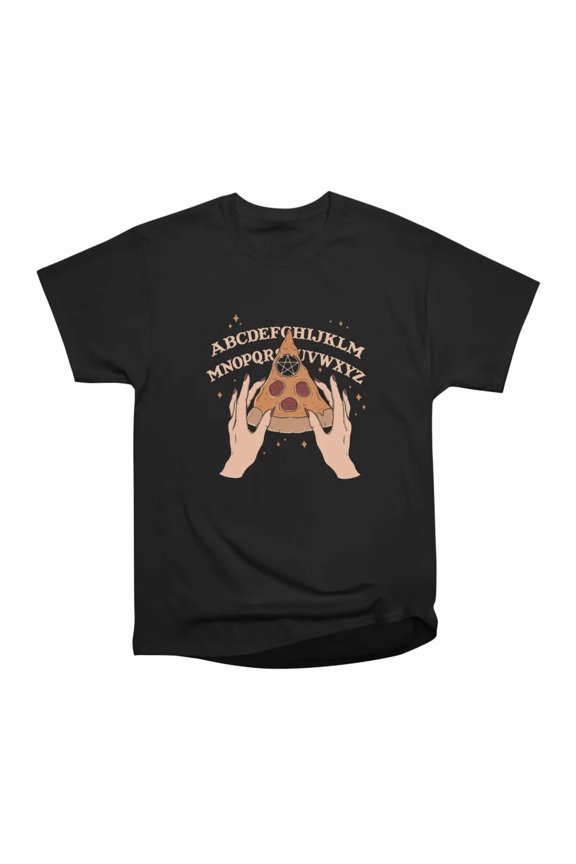 Ouija Pizza T-Shirt Tee Gift For Him Merch For Her Apparel For Friend