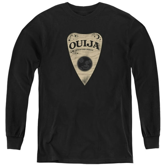 Ouija Planchette Youth Long Sleeve T-Shirt Black