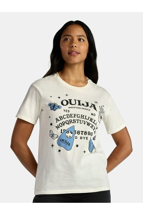 Board Women's Cotton Graphic Tee with Short Sleeves, Sizes XXS-XXL