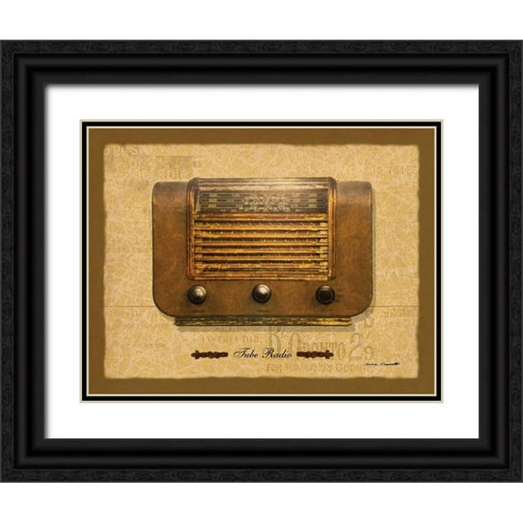 Ouimette, Gene 14x12 Black Ornate Wood Framed with Double Matting Museum Art Print Titled - General Store II