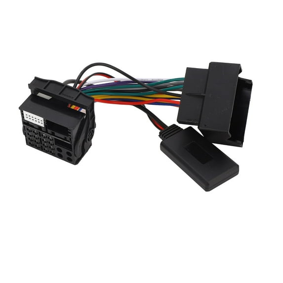 Ouitble Adaptador Auxiliar estéreo Bluetooth, Cable Auxiliar de Radio Bluetooth 5.0 Cable Auxiliar de Radio Reemplazo de 12 Pines para W169 W245 W203 W209 W164