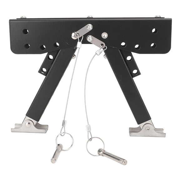 Ouitble RV Step Stabilizer, Household Multifunctional Foldable Steel Solid Stance RV Step Stabilizer RV Accessories