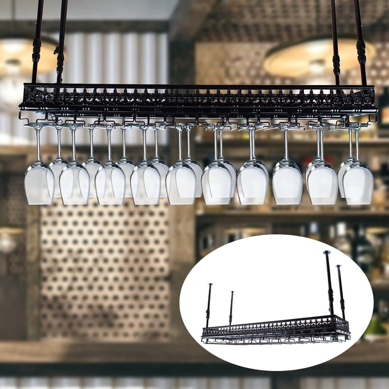 Ceiling Mounted Wine Rack | Shelly Lighting