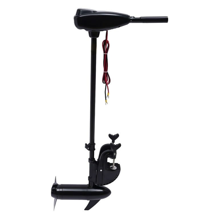 Oukaning 12V 80Lbs Heavy Duty Electric Trolling Motor Outboard Motor Fishing  Boat Engine 