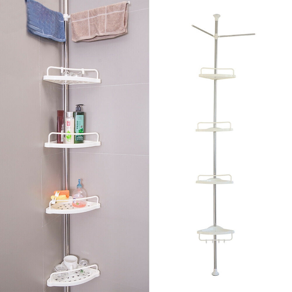 ELYKEN 3 Tier Shower Caddy Organizer Shelf Corner, 14.4 x 11.2 x 22.4  Inches, Rustproof, Plastic Shower Rack Stands for Inside Bathroom, Bathtub