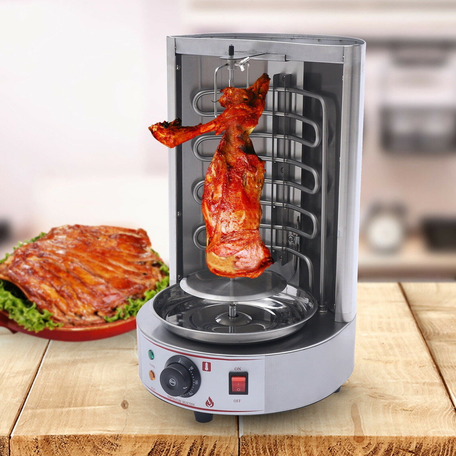 Vertical clearance electric grill