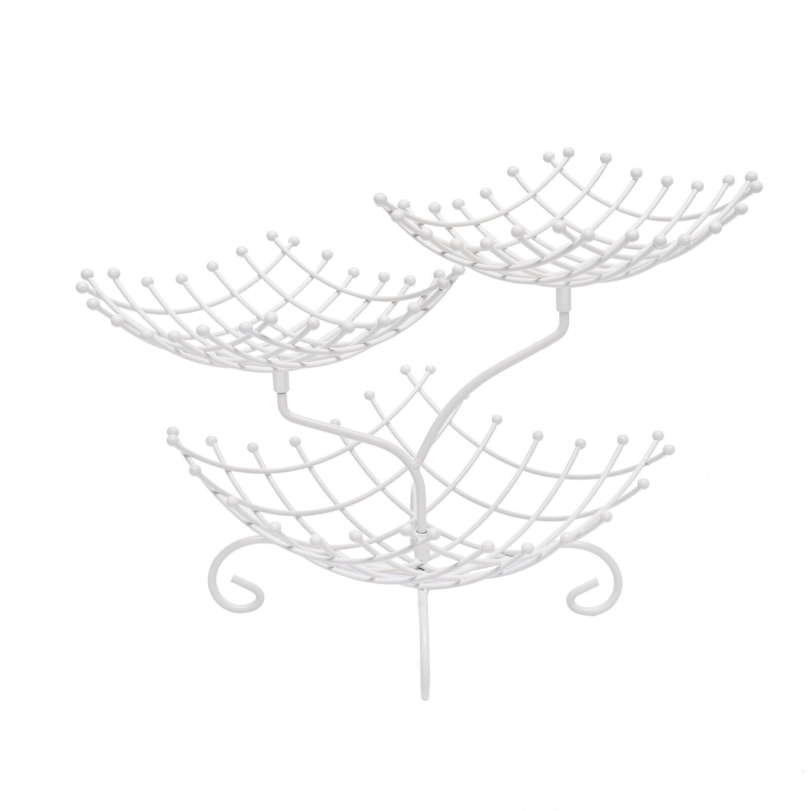 Oukaning Oukaning 3Tier Fruit Basket Kitchen Storage Countertop Fruit