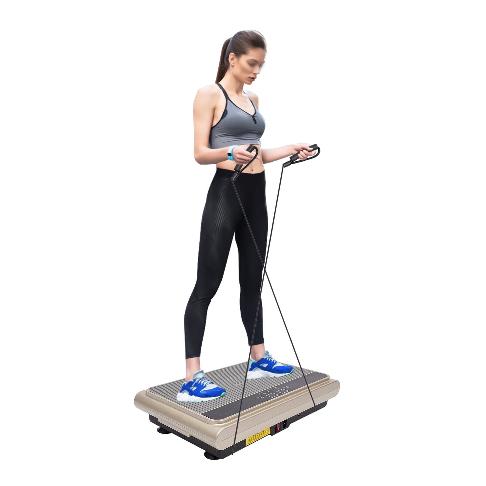 Oukaning Vibration Plate Exercise Machine Home Training Equipment for