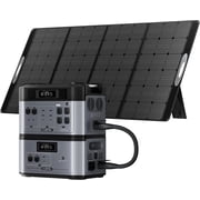 OUKITEL 6144Wh Solar Generator Kit, BP2000 + B2000 Battery + PV400 Solar Panel, LiFePO4, Solar Charging for Home Backup Camping RV