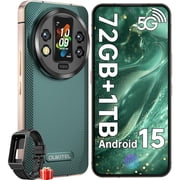 Oukitel WP200 Pro 5G Modular Rugged Phone Detachable Earphone watch 72GB 1TB,Black/Grey/Green