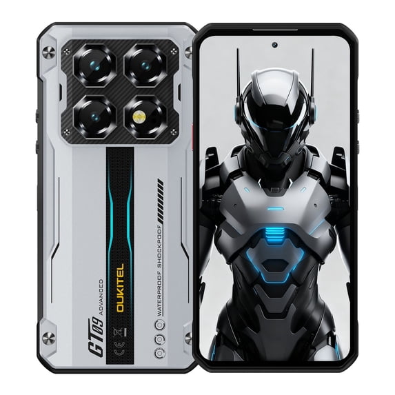 OUKITEL WP60 5G Rugged Smartphone Unlocked, 48GB RAM (16GB+32GB Virtual) 512GB ROM, 7.2" 120Hz Large Screen Cell Phone, 10000mAh Battery, 108MP Camera, Android 15 Waterproof Phone, T-Mobile