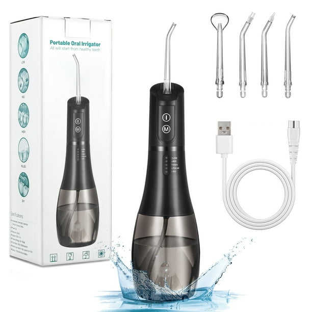 Oulepu Cordless Water Flosser for Teeth, Rechargeable Dental Oral