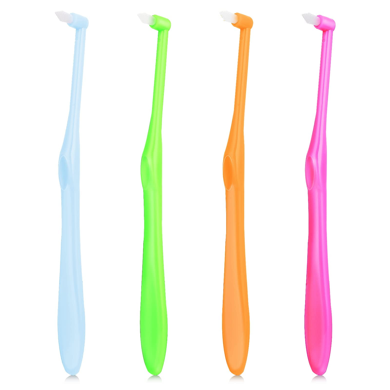 Ouligay 4 Pieces Tuft Toothbrush Tufted Brush End Tuft Tapered Trim