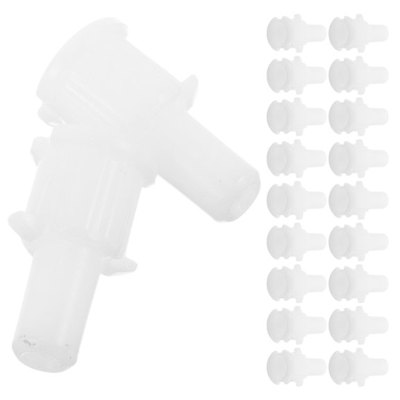 Oulii 20Pcs Ac Air Guide Board Pivot Clip for Deflector Assembly Noise Reduction White Bushing