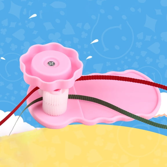 Oulii 2Pcs DIY Paper Quilling Tool Pink Plastic Durable Comfortable Grip for Crafting