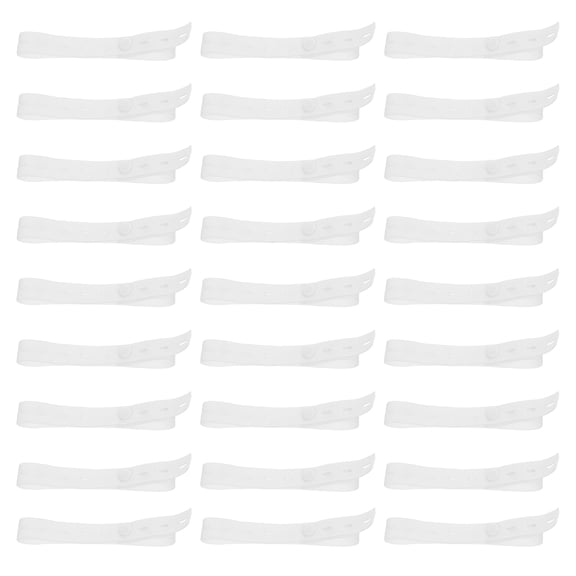 OULII 100Pcs Stretchable Rollup Clothes Storage Straps with Adjustable Fit for Travel and Home Use