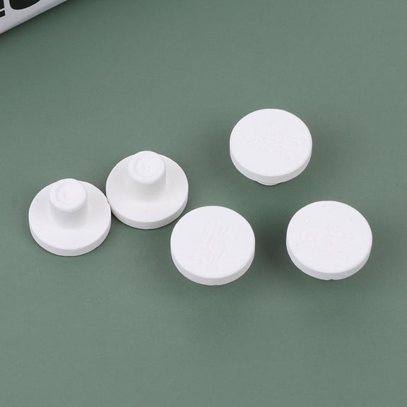 OULII 10Pcs Durable White Ceramic Coral Frag Rack Plates Versatile Coral Breeding Brackets for Fish Tank