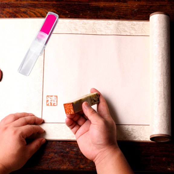 Oulii Alasum 5Pcs Rectangular Financial Stamper Storage Box with Fine Workmanship and Durable Material