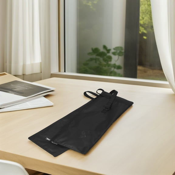 Oulii Black Beach Flag Carrying Bag Weather Resistant Oxford Fabric for Marketing Signs