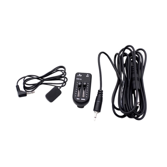 Oulii Luxshiny 1Set Professional Violin Pickup Piezo Black Musical Instrument Transducer for Guitar and Ukulele Amplifying